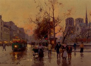 View Of Notre Dame — Edouard Cortès