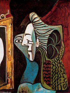 Woman With Mirror — Pablo Picasso