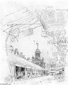 Second Street Market — Joseph Pennell