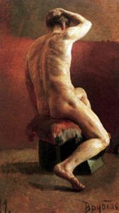 Male Nude — Mikhail Vrubel