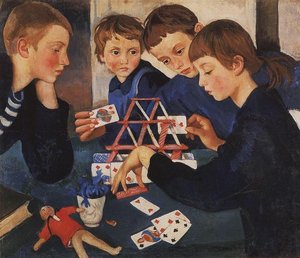 House Of Cards — Zinaida Serebriakova