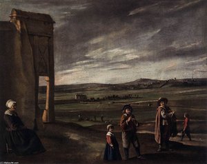 Landscape With Peasants — Mathieu Le Nain