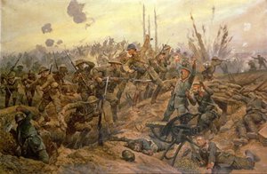 The Battle Of The Somme — Richard Caton Woodville