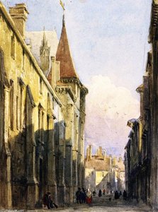 Street In Beauvais — David Cox