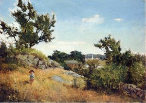 A View Of The Village — Willard Leroy Metcalf