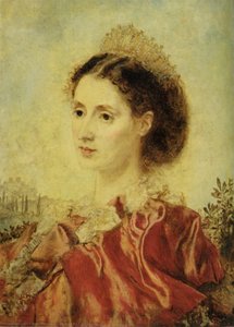 Portrait Of A Woman — Anton Romako