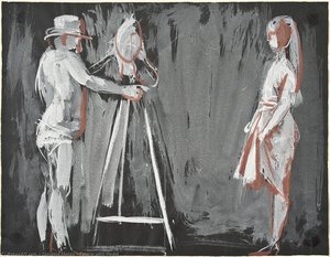 Painter With Model — Giacomo Manzu