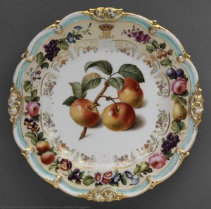 Plate With Apples — Edouard Honoré Ave, Baroque Rococo