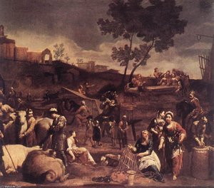 Village Fair — Giuseppe Maria Crespi, Baroque