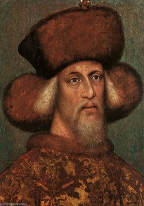 Portrait of the Emperor Sigismund, parchm