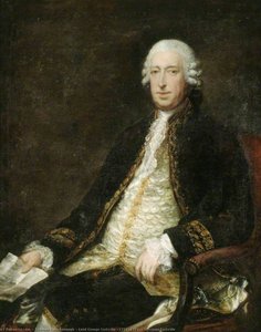 Lord George Sackville (1716–1785), Viscount Sackville — Thomas Gainsborough, Rococo