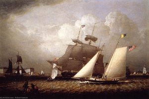 Picture Of The 'dream Poleasure Yacht'' — Robert W. Salmon, Romanticism