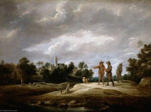 Peasants Conversing — David Teniers The Younger