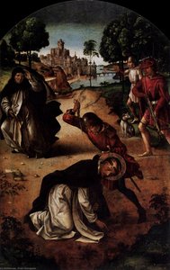 The Death Of Saint Peter Martyr — Pedro Berruguete, Hispano-flemish Renaissance