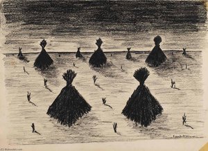 Corn Stacks — Frank Mcclure