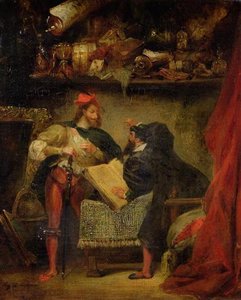 Faust And Mephistopheles — Eugène Delacroix