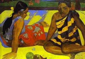 Parau Api (what's New) — Eugène Henri Paul Gauguin, Post-impressionism