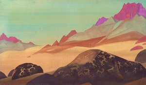 Rocks Of Ladakh — Nicholas Roerich, Symbolism