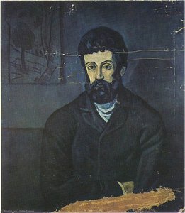 Man In Blue — Pablo Picasso, Cubist Expressionism
