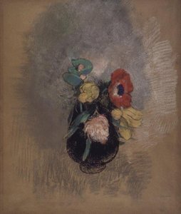 Anemones And Tulips — Odilon Redon