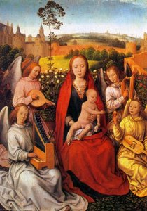Virgin And Child With Musician Angels — Memling, Hans