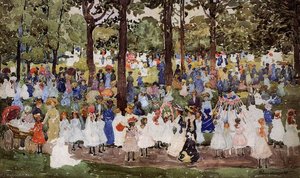 May Day, Central Park (also Known As Central Park Or Children In The Park) — Maurice Brazil Prendergast