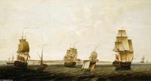 Ships Off Dover — Francis Holman