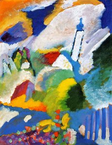 Murnau With A Church — Wassily Wassilyevich Kandinsky, Expressionism