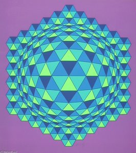 Sharp — Victor Vasarely, Op-art
