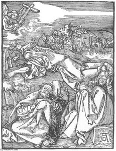 Christ On The Mount Of Olives 1 — Albrecht Dürer, Northern Renaissance Engraving