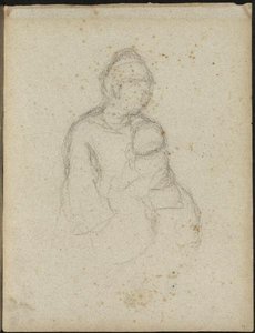 Mother And Child — Eugène Henri Paul Gauguin, Post-impressionism