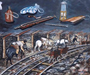 Putters Riding Ponies, Bedlington 'a' Pit, Northumberland — James Mackenzie