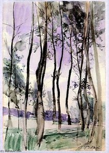 Landscape With Trees — Giovanni Boldini