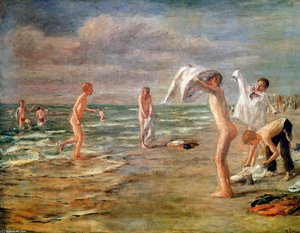 Swimming Boys — Max Liebermann