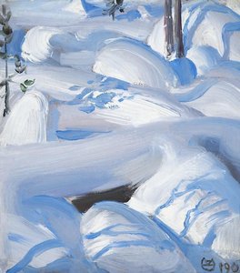 Snow-covered Rocks — Akseli Gallen-kallela