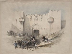 Gate Of Damascus, Jerusalem — David Roberts