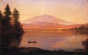 Mount Katahdin From Millinocket Camp — Frederic Edwin Church, Hudson River School