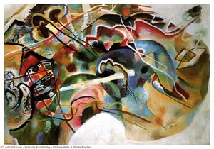 Picture With A White Border — Wassily Wassilyevich Kandinsky
