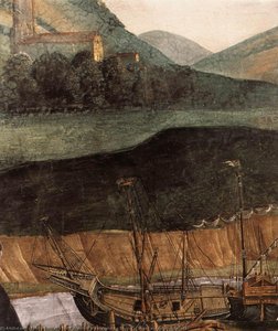 The Punishment Of Korah And The Stoning Of Moses And Aaron (detail) (12) — Sandro Botticelli, Renaissance