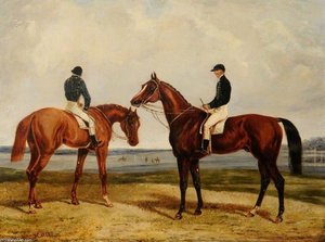 'sittingbourne' With S. Rogers Ii And 'west Australian' With F. Butler — Samuel Henry Gordon Alken, Contemporary Realism