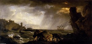 Seascape: Tempest — Claude-joseph Vernet