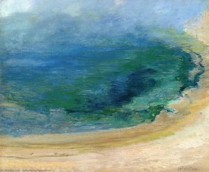 Edge Of The Emerald Pool, Yellowstone — John Henry Twachtman