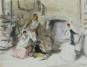 Fishwives At Newhaven, Edinburgh — John Frederick Lewis