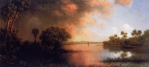 Florida River Scene — Martin Johnson Heade