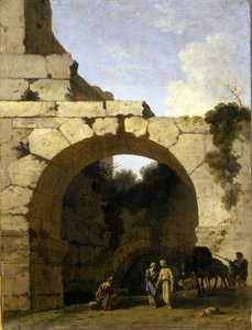 Ruines avec personnages