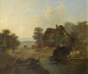 A Cottage By A Roadside — Charles Greville Morris
