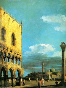 Etto The Piazzetta- Looking South — Canaletto