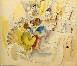Scene From The Southern States — Julius Mordecai Pincas