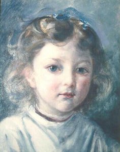 Portrait De Petite Fille (titre Par Défaut) — Léon Riesener