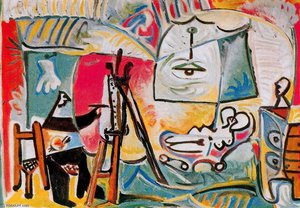 The Painter And His Model 12 — Pablo Picasso